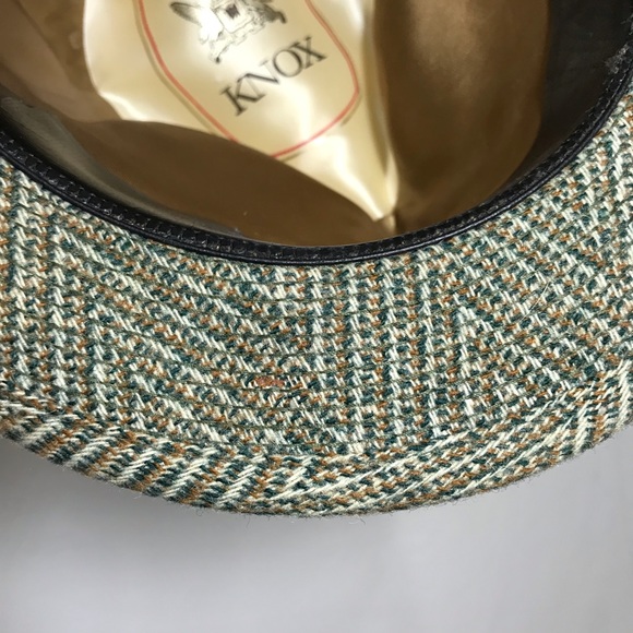 Vintage Charles Knox Tweed Fedora Hat - Picture 8 of 9